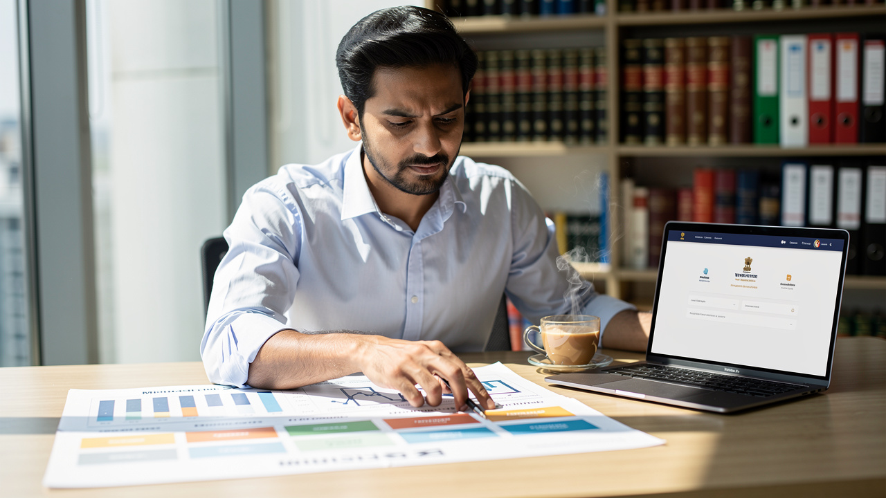 Indian entrepreneur researching and selecting the right trademark class