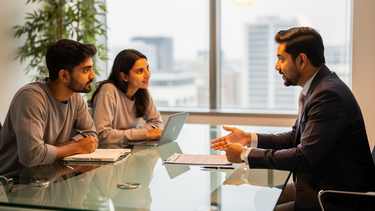 Registered trademark attorney advising startup founders on brand protection strategy