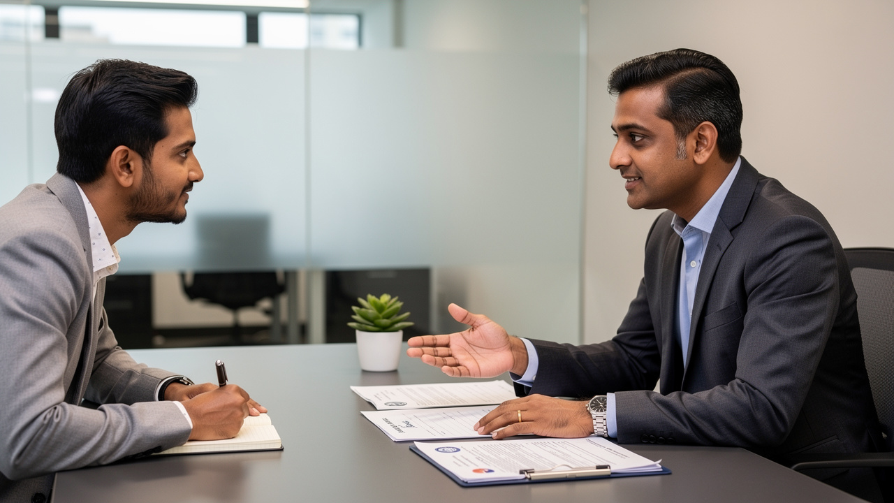 Trademark attorney consulting with startup founder on class selection India