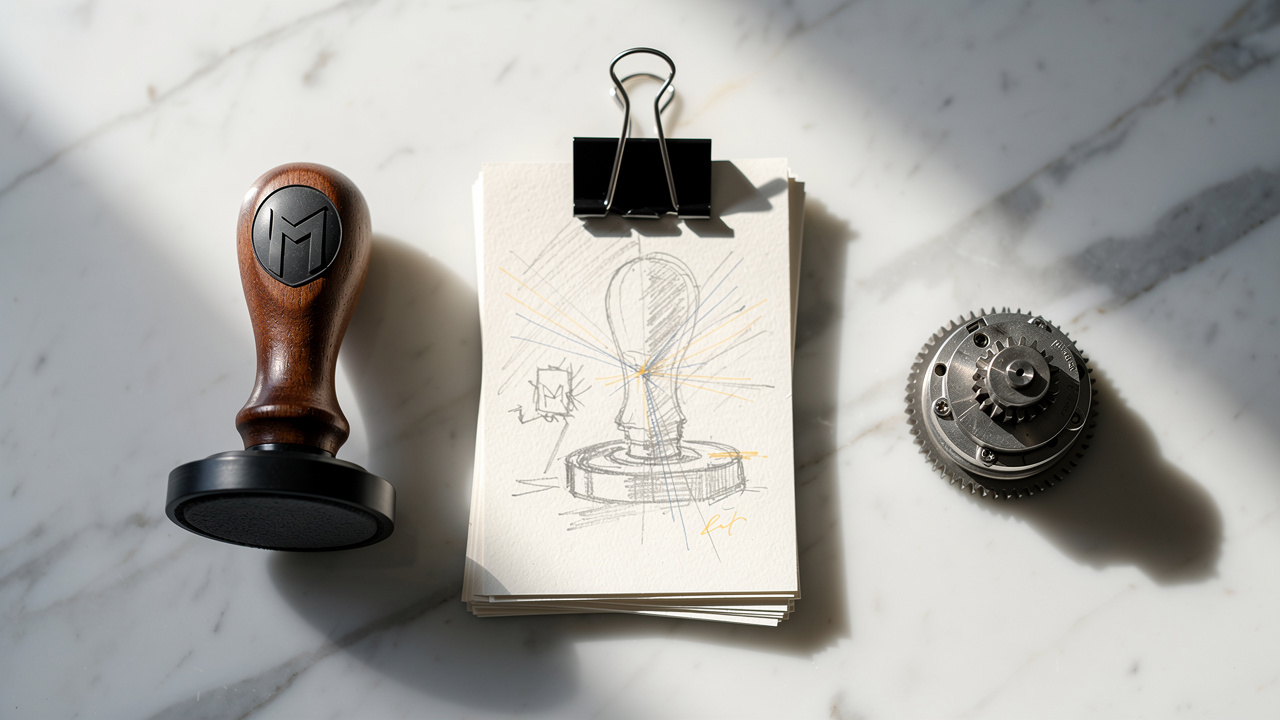 Three IP protection types represented by symbolic objects