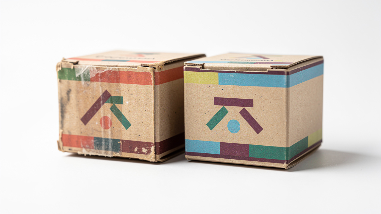 Two similar product packages illustrating potential trademark confusion