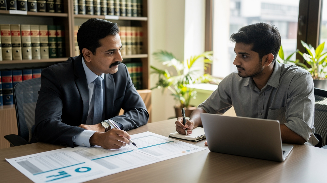 Trademark attorney consulting startup founder over search report