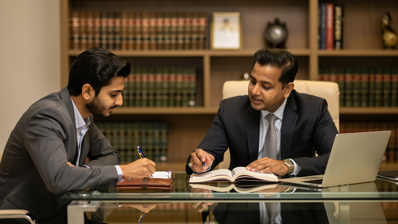 Trademark attorney consulting with startup founder on registration costs